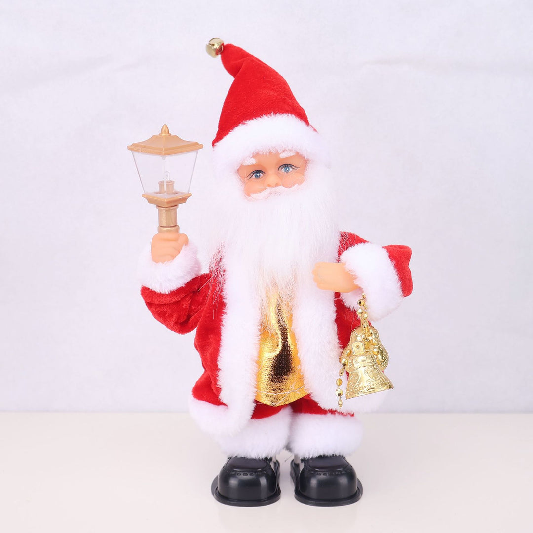 Decorative Santa Claus figure with candy