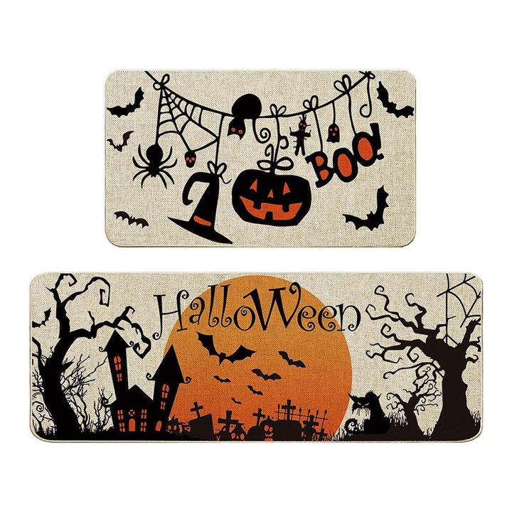Halloween-Themed Decorative Mat