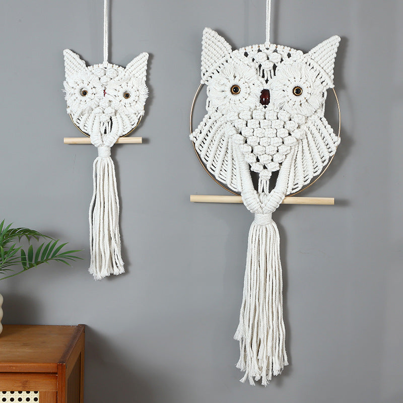 Macrame Owl Wall Hanging Kalsten