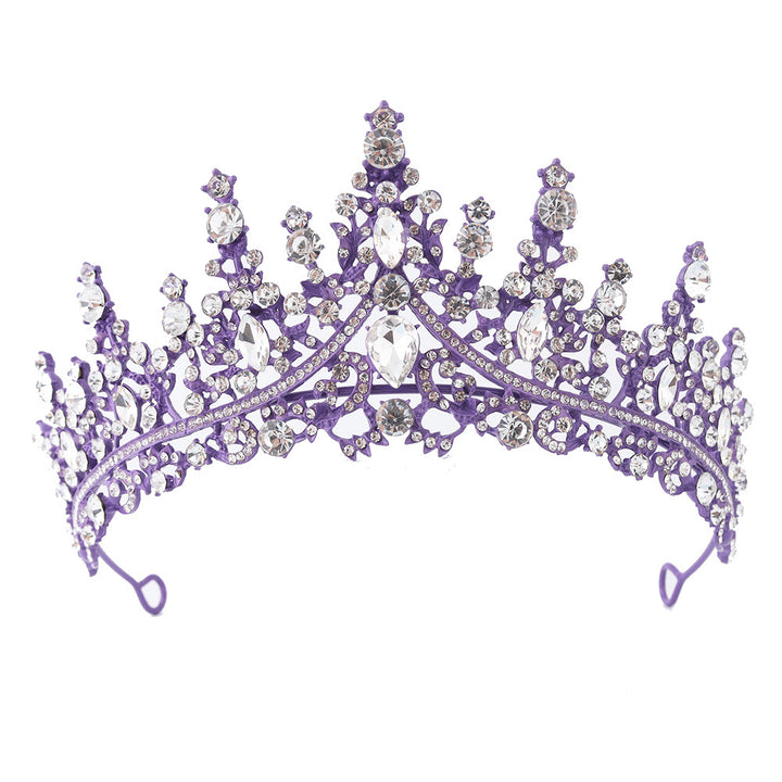 Ladies Rhinestone Tiara with Sparkling Gemstones Kalsten
