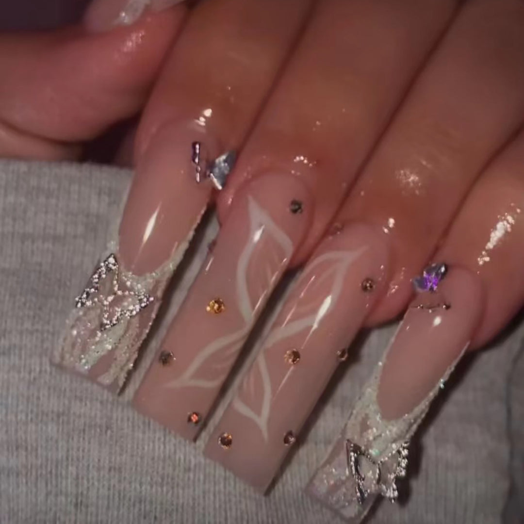 Elegant Long Nail Art Extensions Kalsten