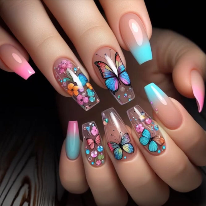 Artistic Butterfly Nail Decoration Set Kalsten
