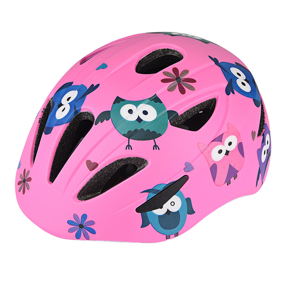 Children's bicycle helmet with enchanting owl design and optimal protection Kalsten