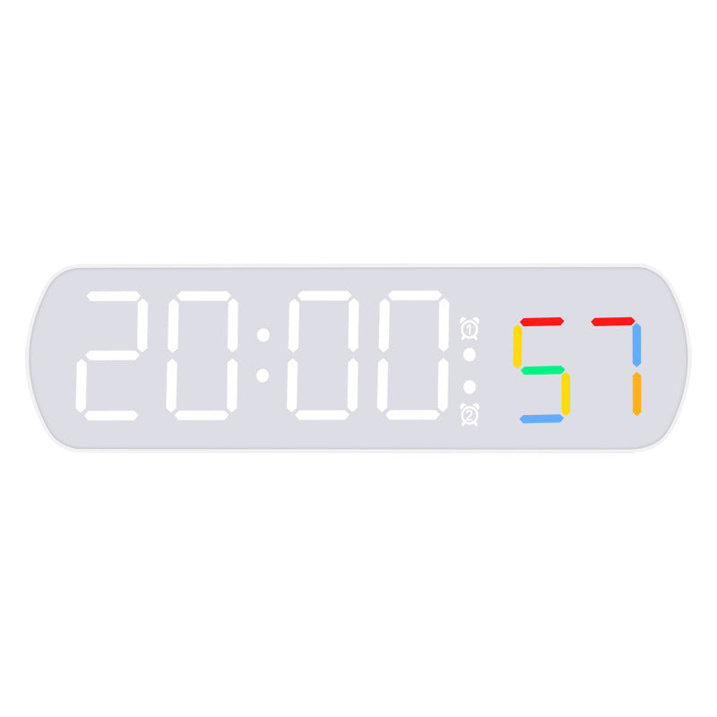 Digital radio alarm clock with multicolored LED display Kalsten