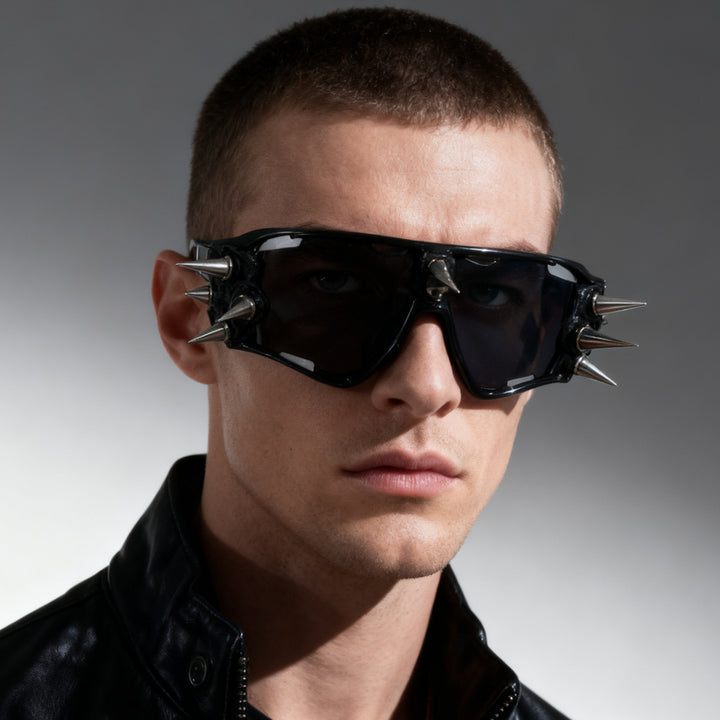 Women's edgy sports sunglasses with sharp accents Kalsten