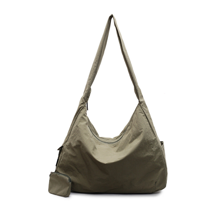 Spacious Multi-Pocket Hobo Bag