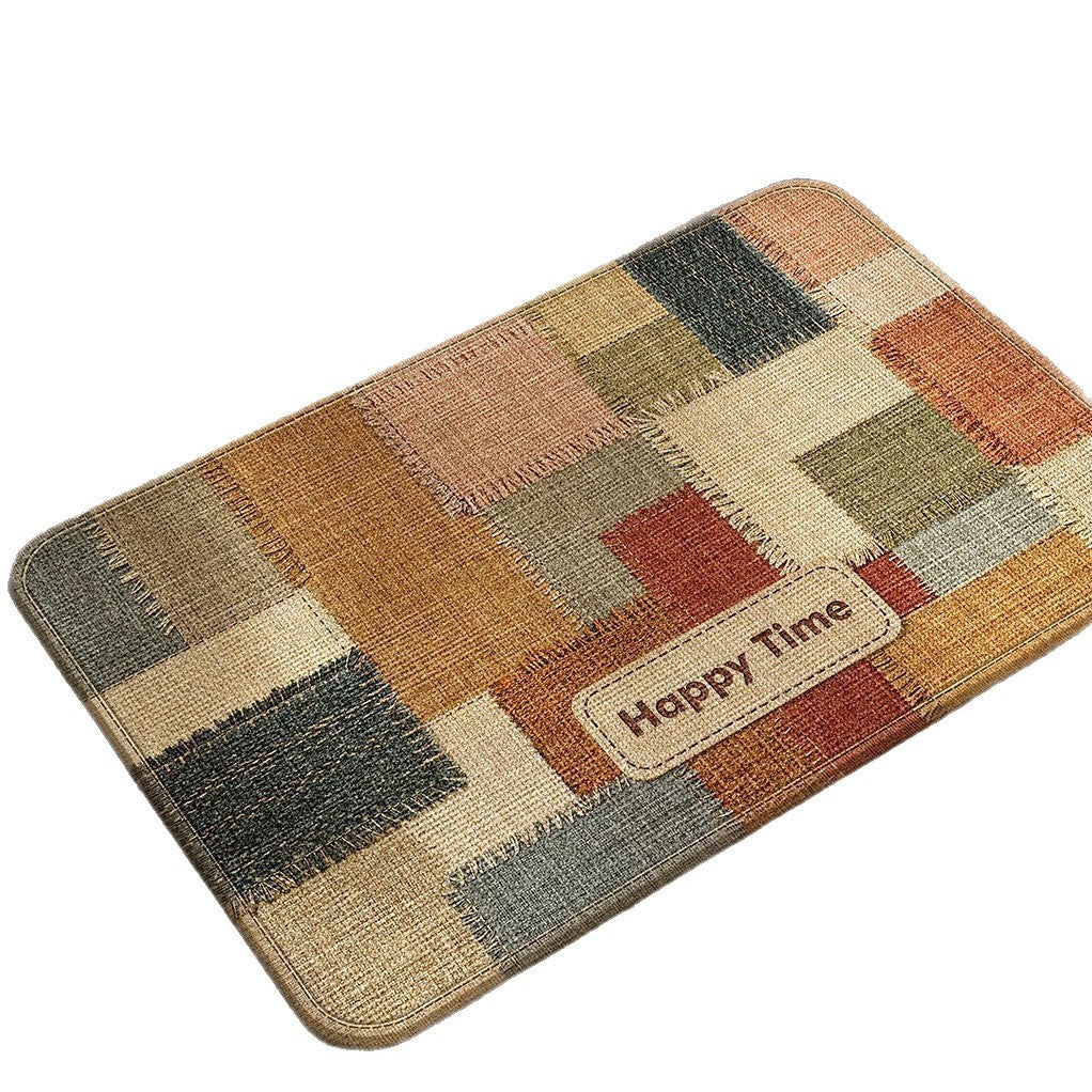 Cozy Patchwork Bath Mat Kalsten
