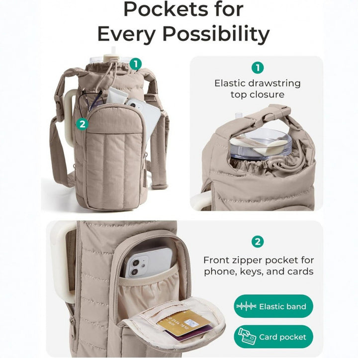 Insulated Water Bottle Carry Bag Kalsten