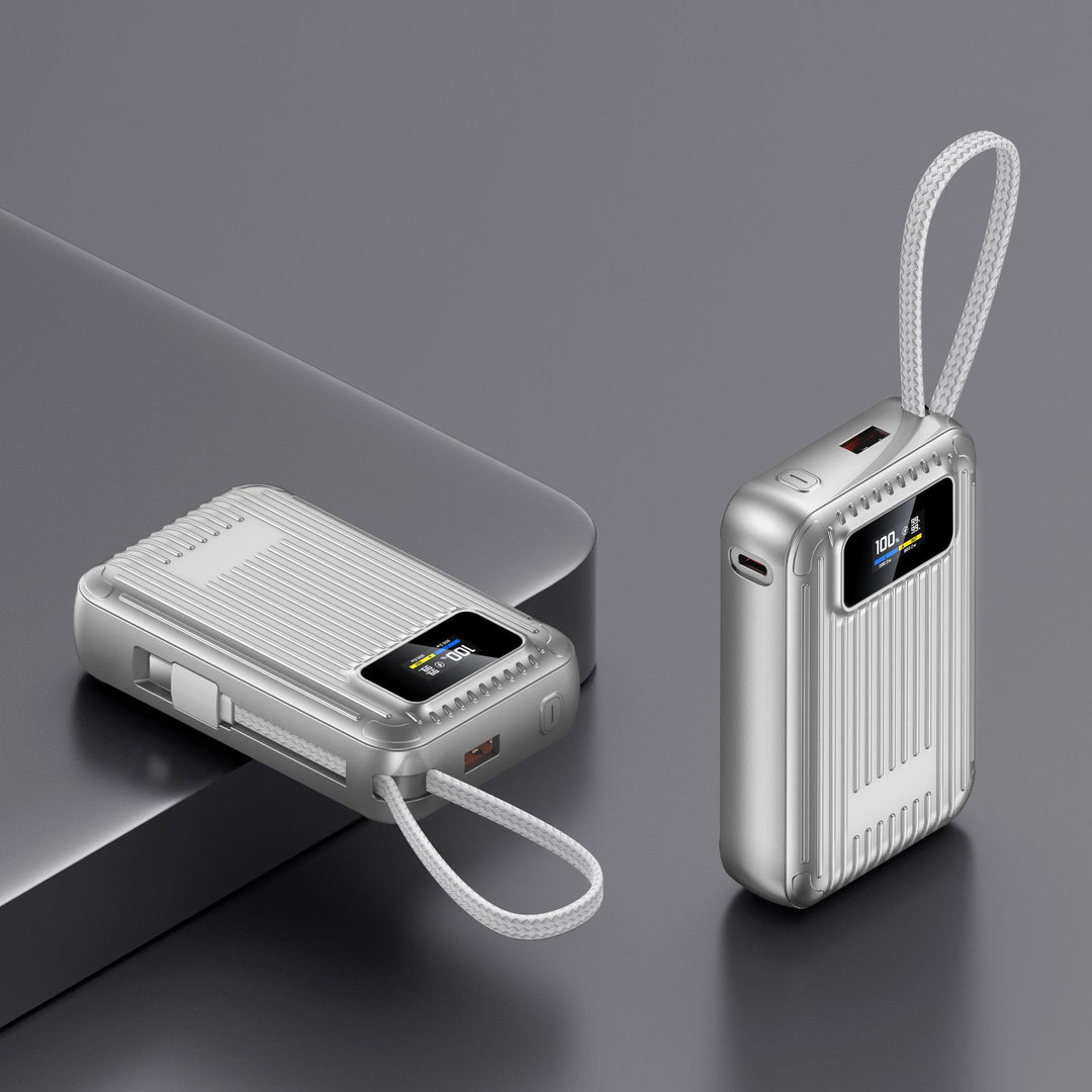 Compact power bank with intelligent LCD display and fast charging function Kalsten