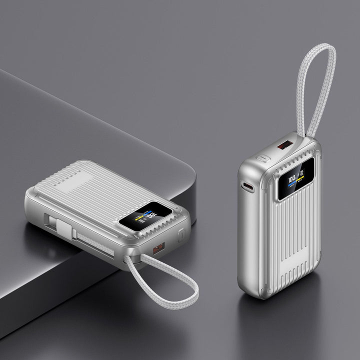 Compact power bank with intelligent LCD display and fast charging function Kalsten