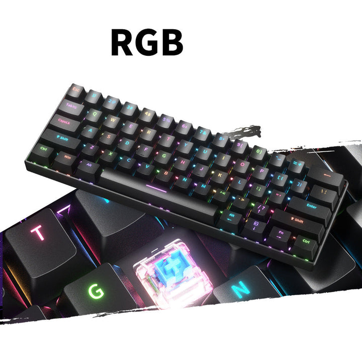 RGB Compact Mechanical Keyboard with Ultra-Responsive Switches Kalsten