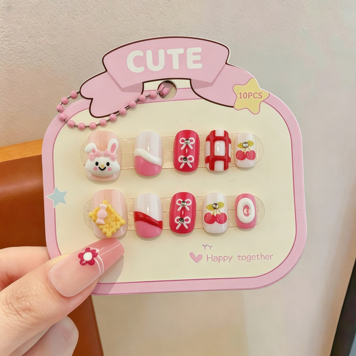 Artificial nails with sweet character design Kalsten