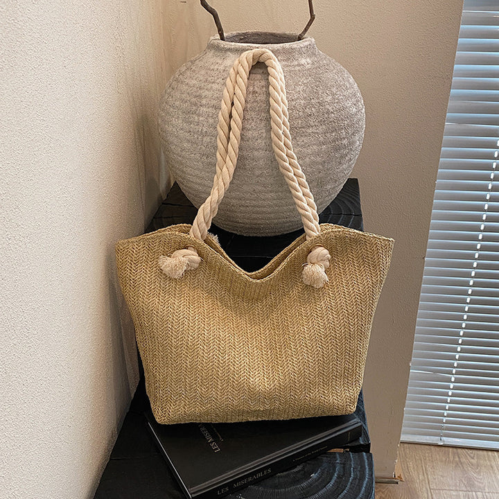 Chic Handwoven Beach Tote Bag Kalsten
