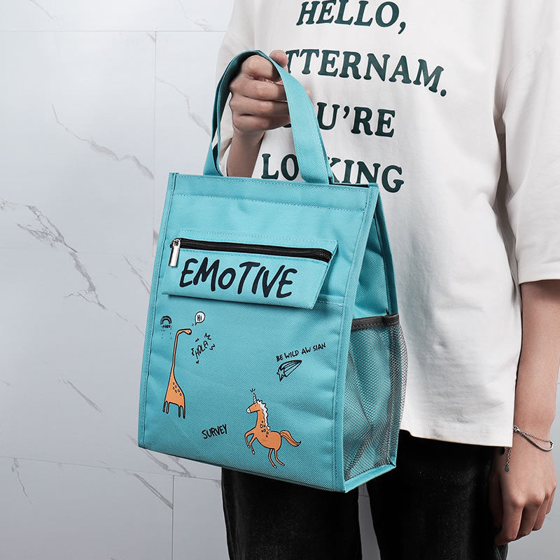 Fun-Themed Insulated Lunch Tote Kalsten