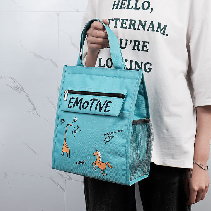 Fun-Themed Insulated Lunch Tote Kalsten