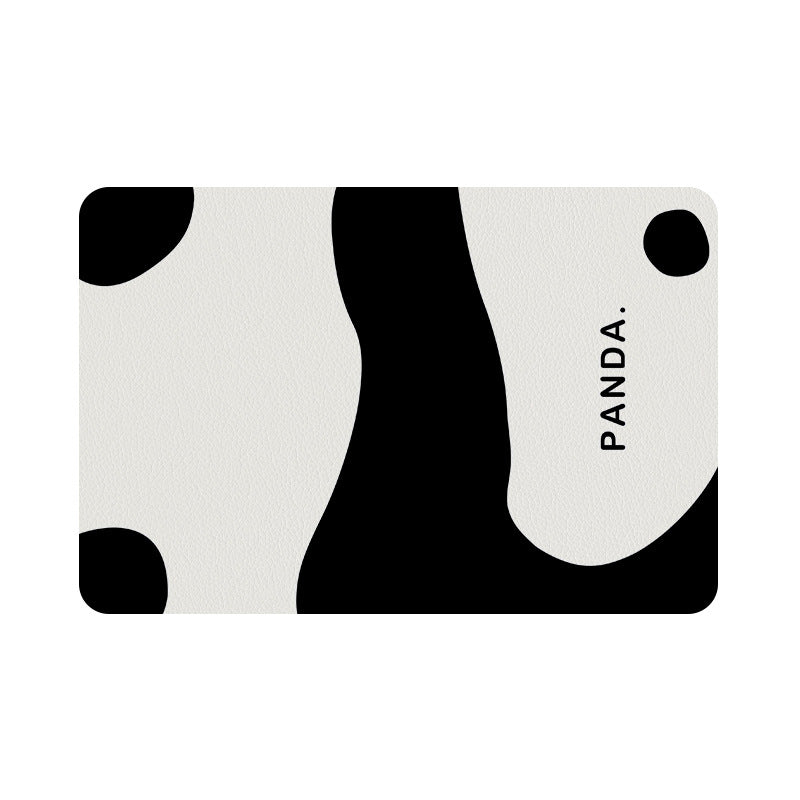 Playful Panda-Themed Bath Mat
