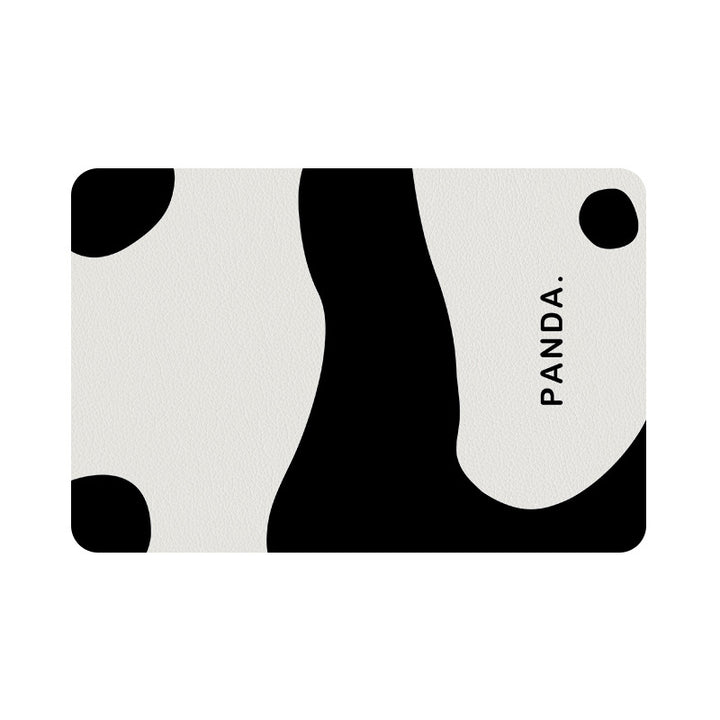 Playful Panda-Themed Bath Mat