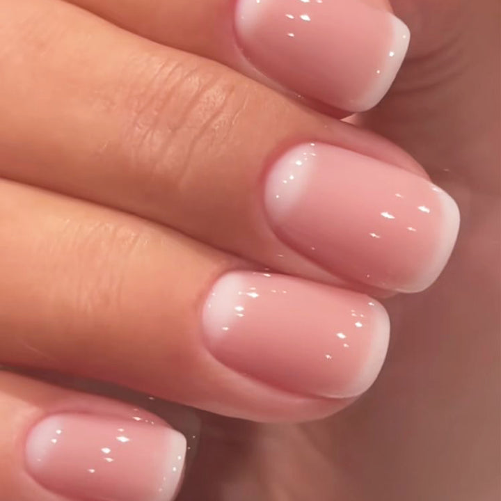 Premium Nail Art in Elegant French-Tip Design Kalsten