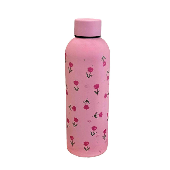 Ladies insulated drinking bottle with elegant floral design Kalsten