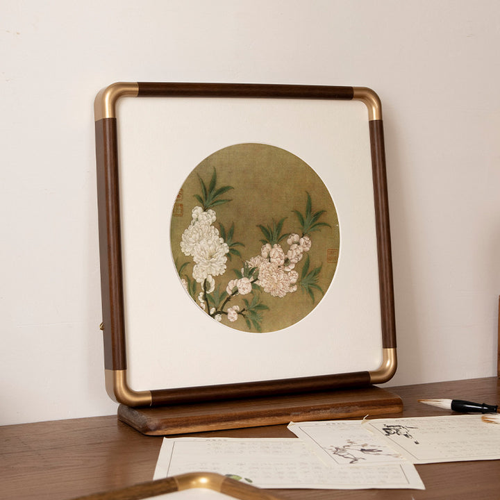 Artistic Framed Bird Illustration