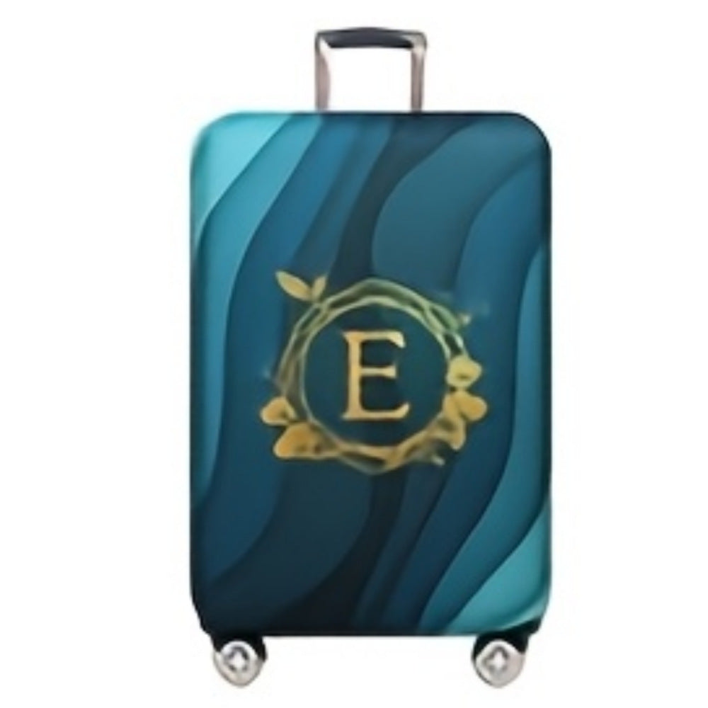 Women's Hard Shell Suitcase with Modern Wave Pattern Kalsten