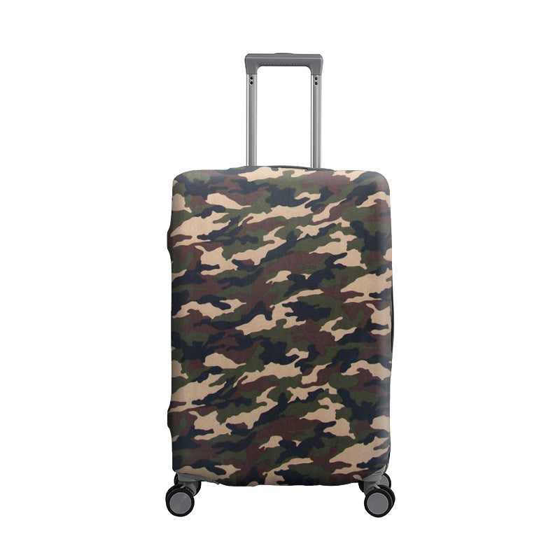 Women's suitcase cover in robust camouflage pattern Kalsten