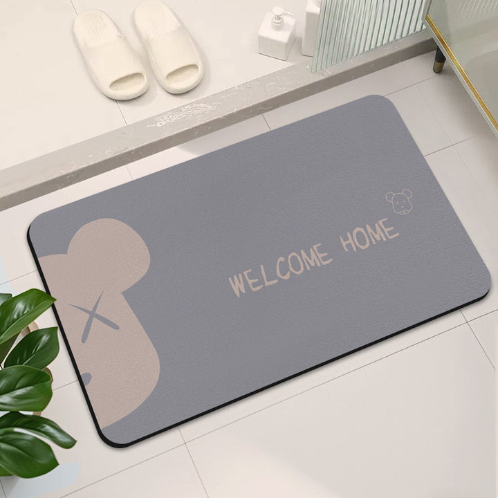 Stylish Abstract Design Bath Mat
