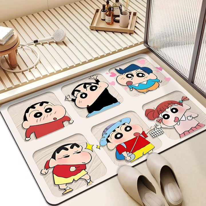 Cartoon Character Bathroom Mat