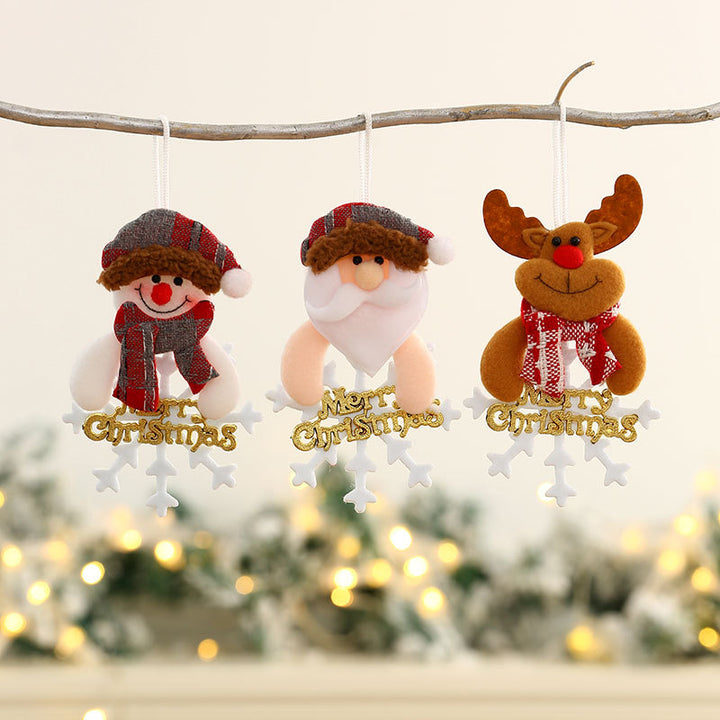 Plush Snowman Holiday Ornament Kalsten