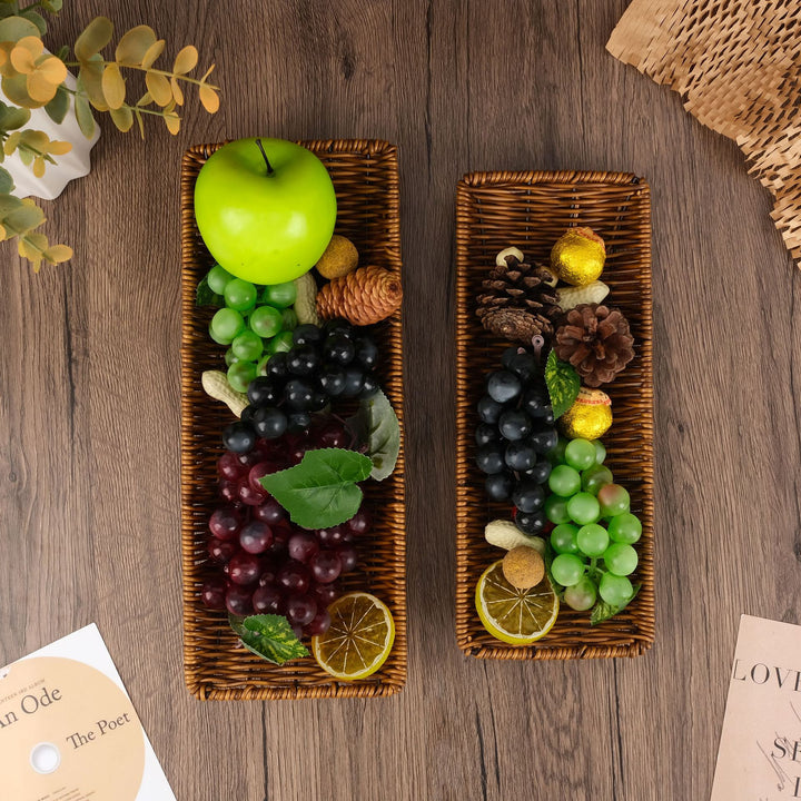 Rectangular Woven Storage Basket Kalsten