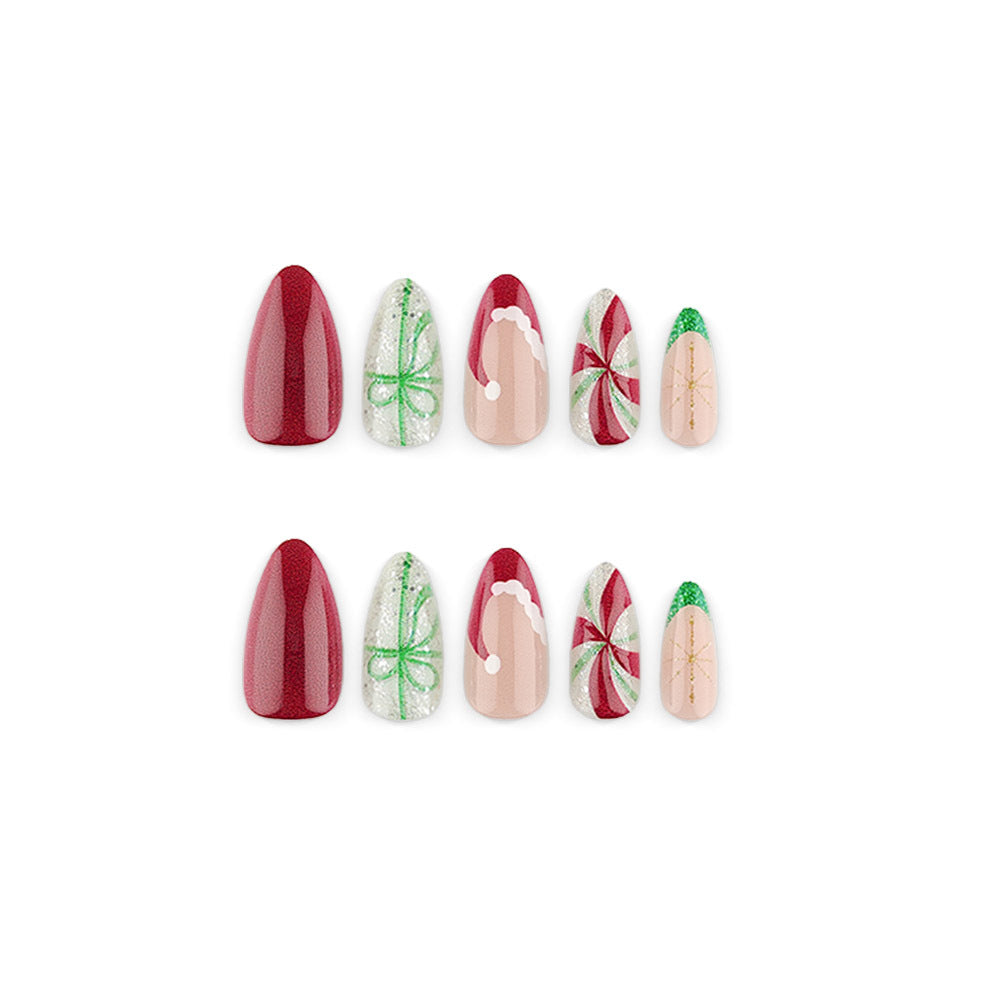 Artificial Christmas Art Nails Kalsten