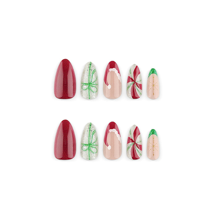 Artificial Christmas Art Nails Kalsten