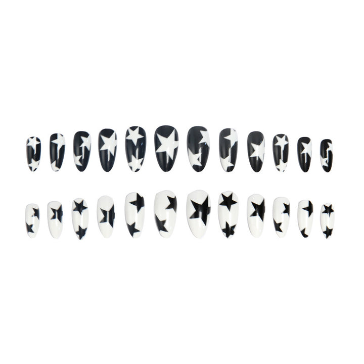 Artificial nails with star pattern Kalsten