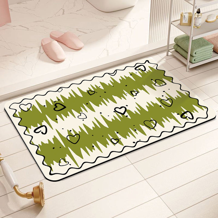 Playful Dog-Themed Bath Mat