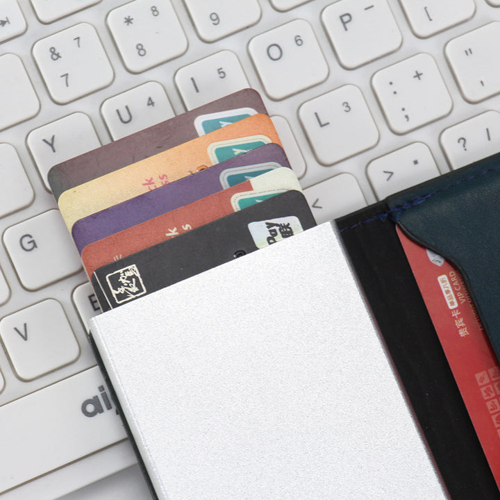 Premium Leather Credit Card Organizer