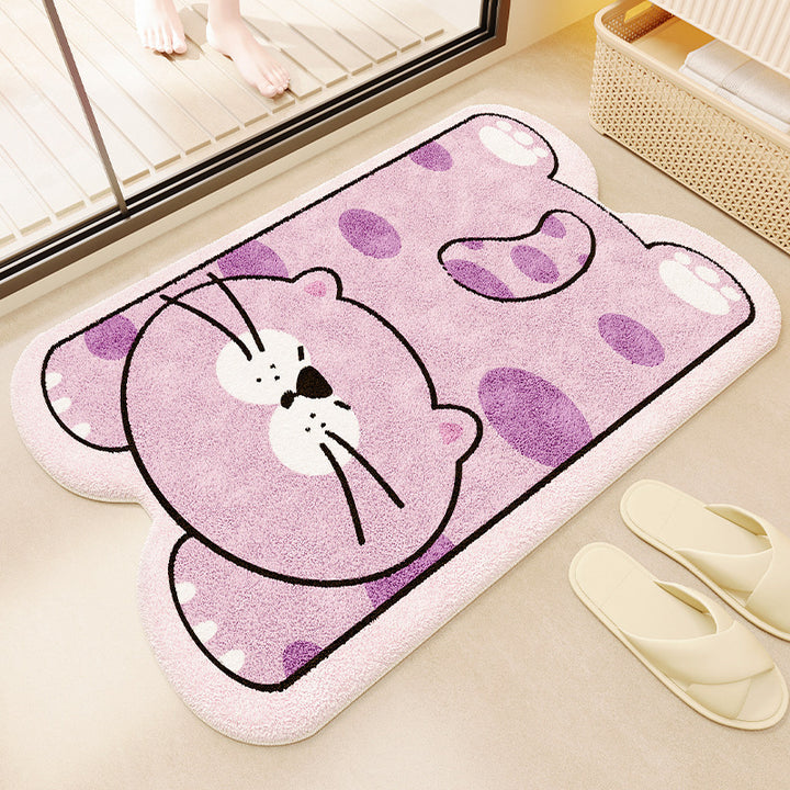 Cute Puppy Shaped Bath Mat