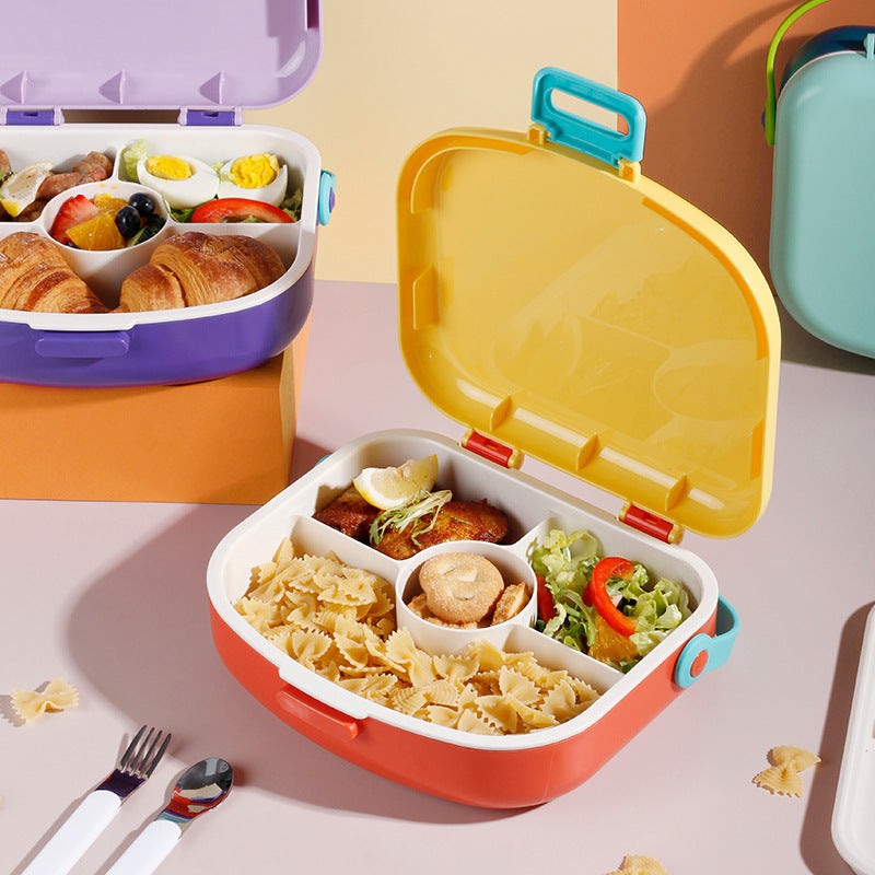 Insulated Lunch Box with Utensil Set
