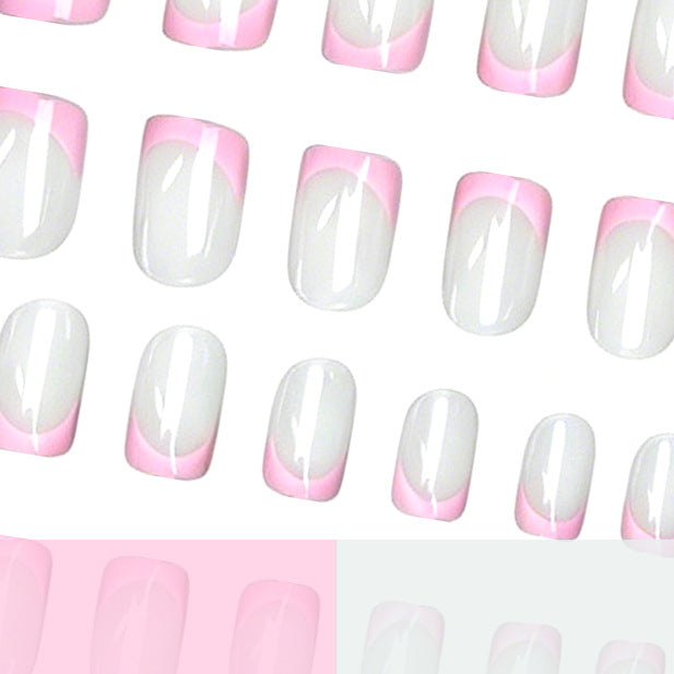 Elegant Ombre French Tip Nail Set Kalsten