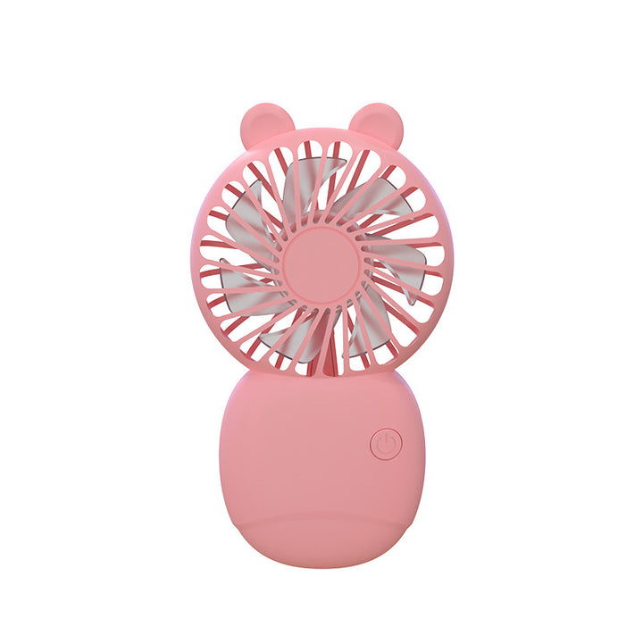 Ladies portable hand fan with playful animal design Kalsten
