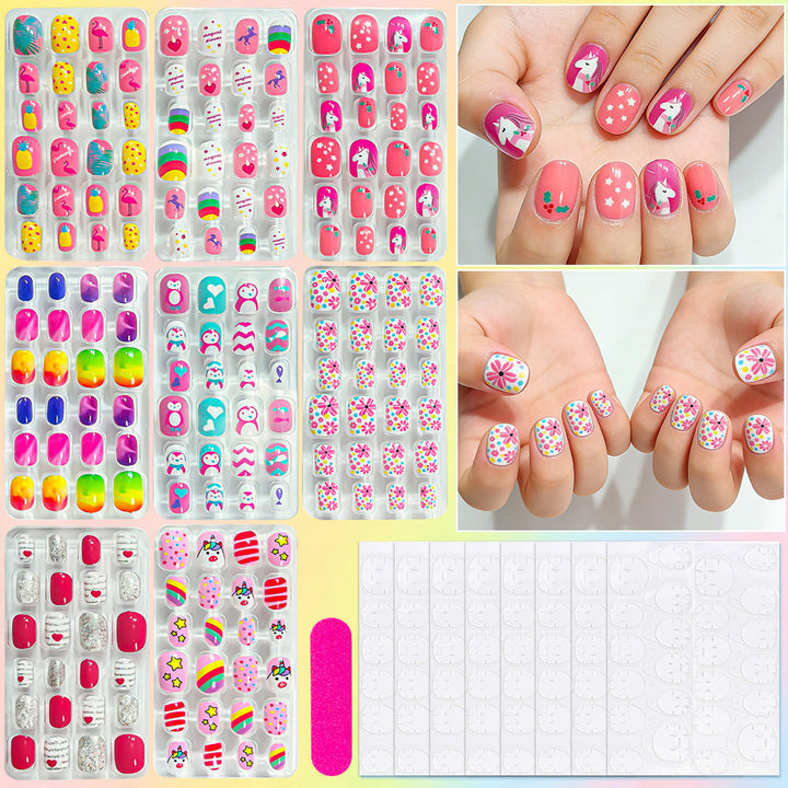 Creative Themed Press-On Nail Collection Kalsten