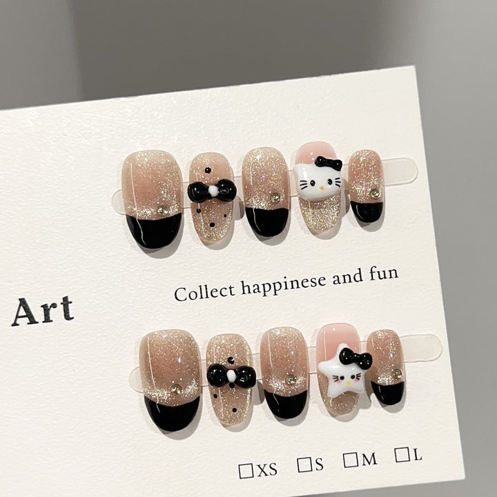 Creative Themed Press-On Nail Set
