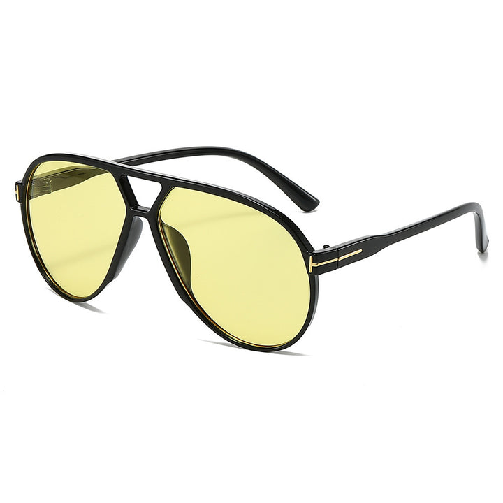 Stylish Aviator-Style Shield Sunglasses Kalsten