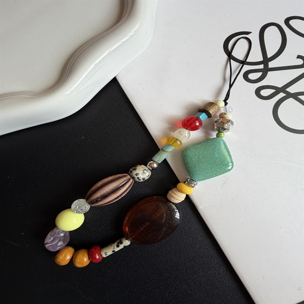 Stylish Beaded Phone Lanyard Kalsten