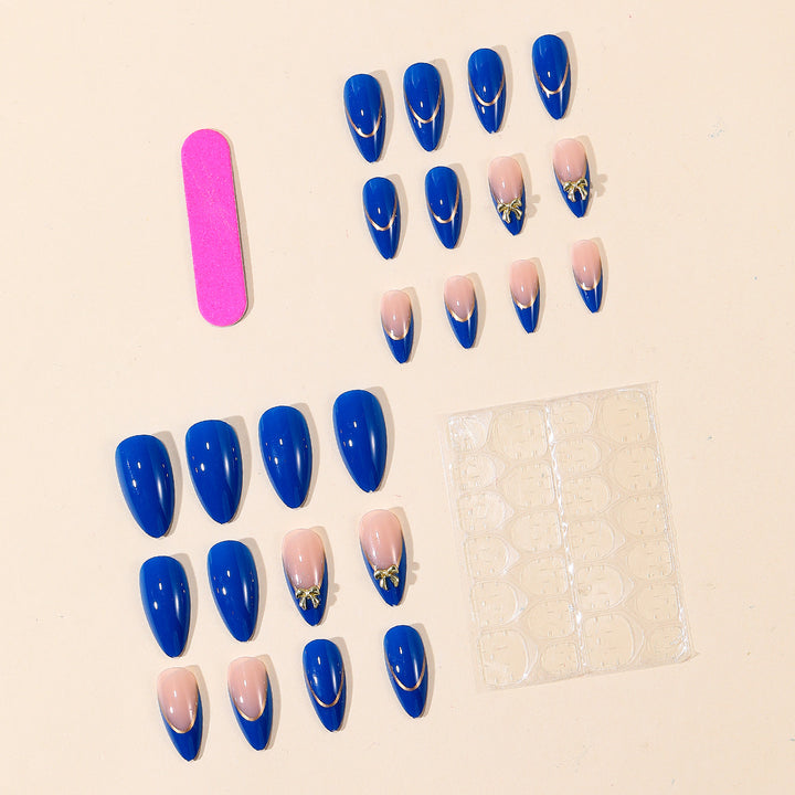 Decorative Bow-Accent Nail Art Extensions Kalsten