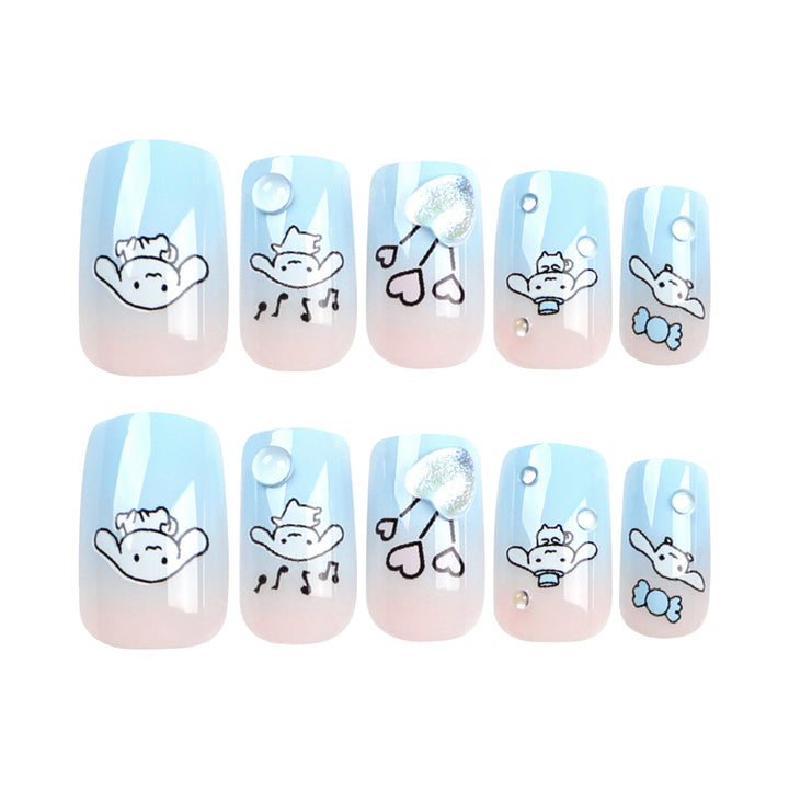 Artful Nail Extensions with Animal Motifs Kalsten