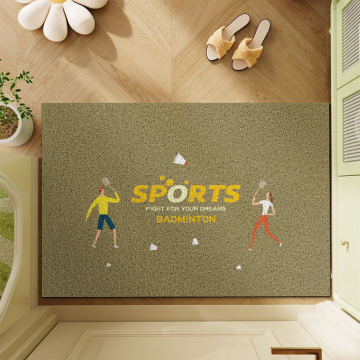 Sports-Themed Entrance Mat