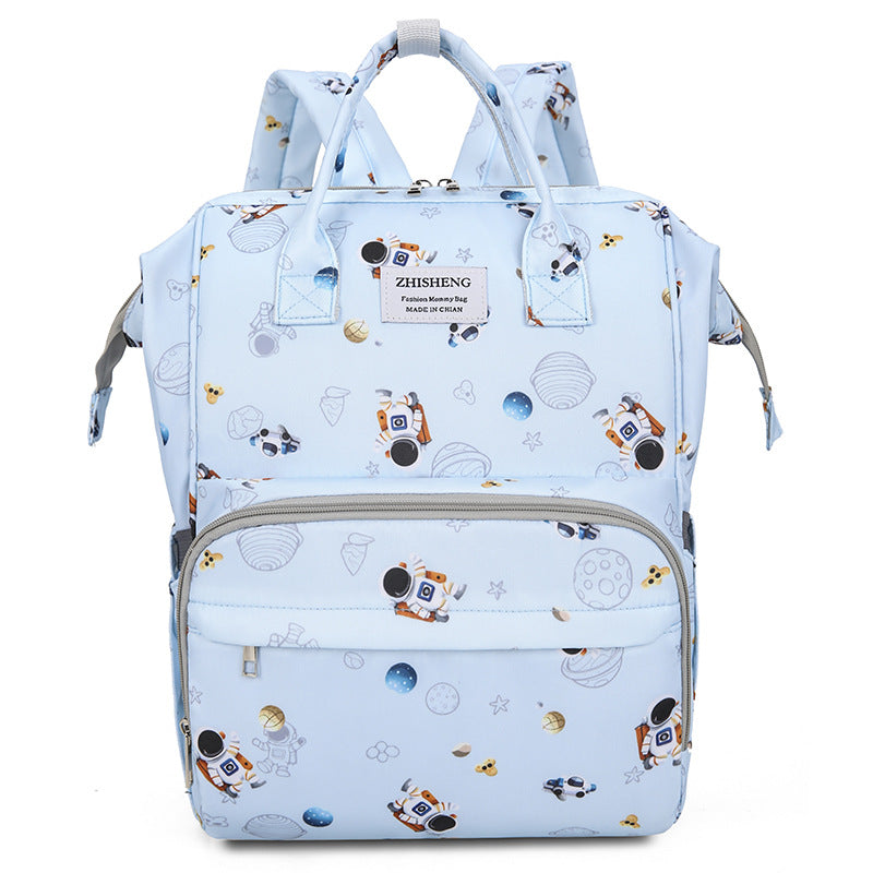 Cosmic-Themed Multi-Functional Diaper Backpack Kalsten
