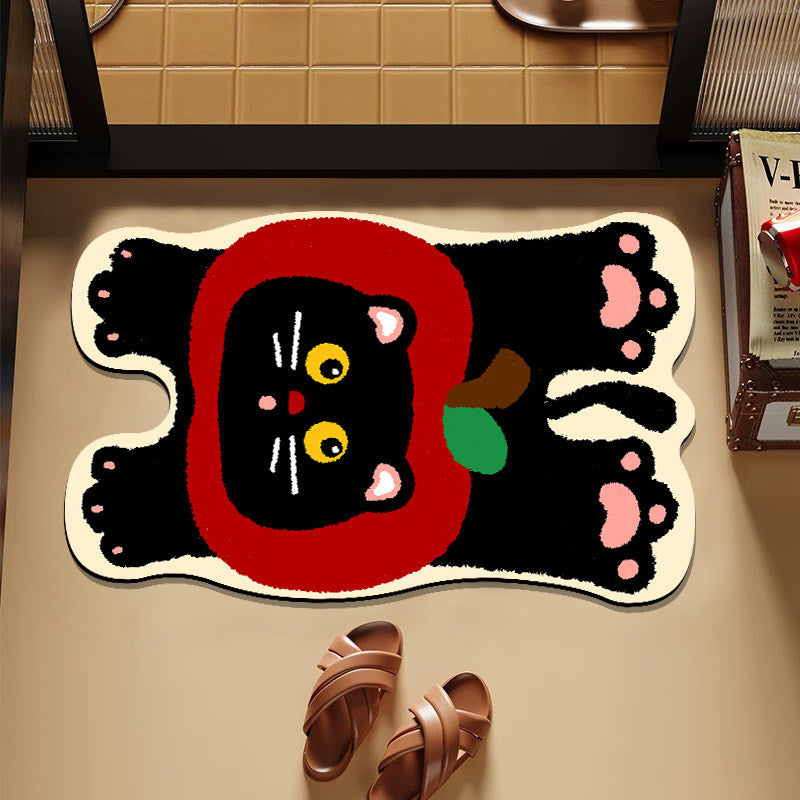 Fun Hamburger-Themed Bath Mat Kalsten
