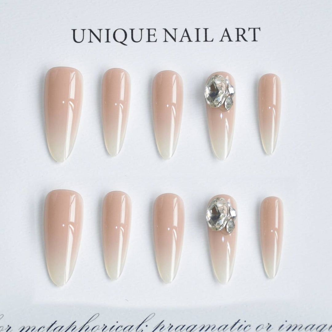 Elegant Ombre Long Stiletto Press-On Nails Kalsten