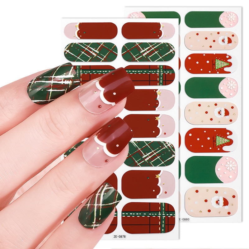 Holiday-Themed Nail Art Stickers